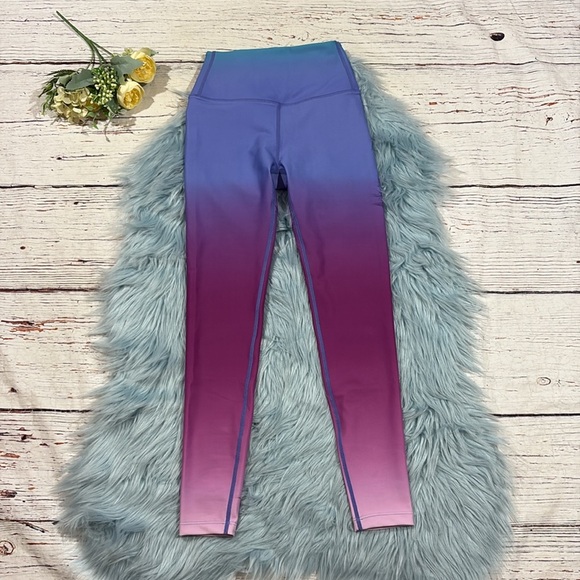 Splits59 Ombre Blue Pink High Rise Leggings - Picture 6 of 7